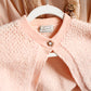 1950s Exmoor Pink Wool Shrug - S/M