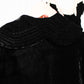 1930s Black Velvet Opera Coat - Small
