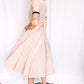 1950s Pat Hartley X Marks the Spot Silk Dress - Medium
