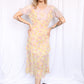 1930s Maie Frocks Cotton Purple Daisy Summer Dress - Med