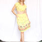 1940s Debby Lou Beach Scene Crop Top & Skirt Set - Xs/Small 