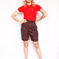 1960s NOS Christenfeld Plaid Shorts - 28"