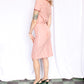 1960s Candy Stripe Sheath Wiggle Dress - Xsmall
