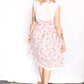 Reserved - Late 1930s Floral Cotton Skirt - Med