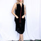 1930s Zippered Velvet Tunic & Skirt - Xsmall