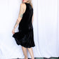 1930s Zippered Velvet Tunic & Skirt - Xsmall