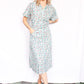 1940s Bill Sims Togs Floral Day Dress - XXLarge