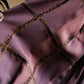 1930s Purple Bias Cut Rayon Mermaid Dress - Medium