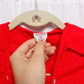1950s Red Sanforized Cotton Shirt - Small