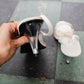 1980s Clear Open Toe Lucite Heels - 9M