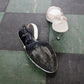 1980s Clear Open Toe Lucite Heels - 9M
