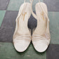 1980s Clear Open Toe Lucite Heels - 9M