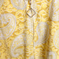 1960s Cotton Yellow Tent Dress - Large
