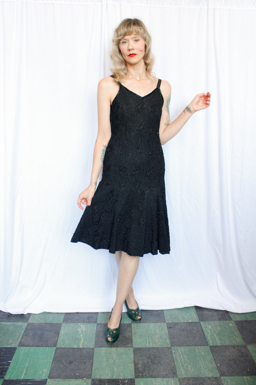 Vintage black 2024 cocktail dress