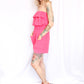 1980s Terri-cloth Pink Romper - M/L