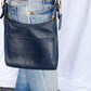 1990s Navy Leather Coach Legacy 9997 Bag