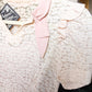 1930s Pink Lace & Crepe Dress 3pc Set - Xs/S