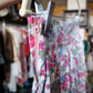 Reserved - Late 1930s Floral Cotton Skirt - Med