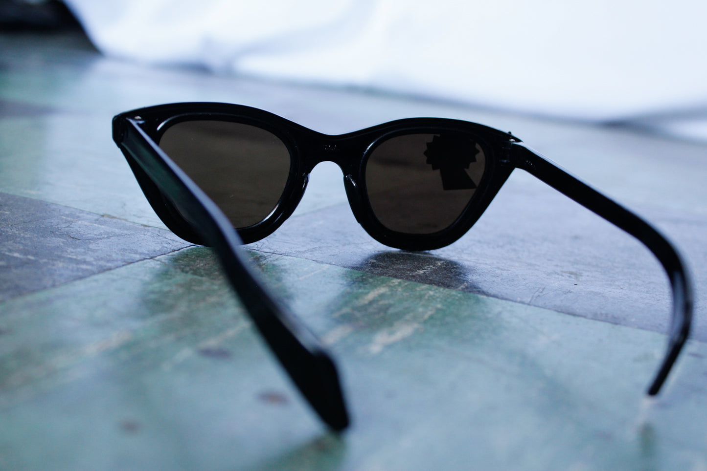 1950s Columbia NOS Silver & Black Sunglasses NOS