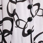 1940s Sid Jerome Cotton Abstract Dress - Large