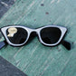 1950s Columbia NOS Silver & Black Sunglasses NOS