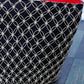 1950s Black & Red Cotton Woven Straw Summer Handbag