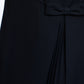 1960s Empire Waist Black Cocktail Dress - Medium