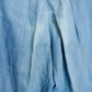 1970s RARE Denim 2Pc Top & High Waist Pant Suit- S/M