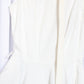 1960s Cotton White Twill Dress - Xsmall