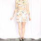 1940s RARE OAK Kamehameha Hawaiian Novelty Print 2 piece Cutout Playsuit - Xsmall