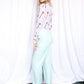 1970s Umbrella Polyester Shirt - Medium