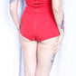 1940s Iconic Red Striped Bathing Suit - Medium 