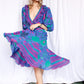 1980s Assorti by Susan Freis Vibrant Print Dress - XXL