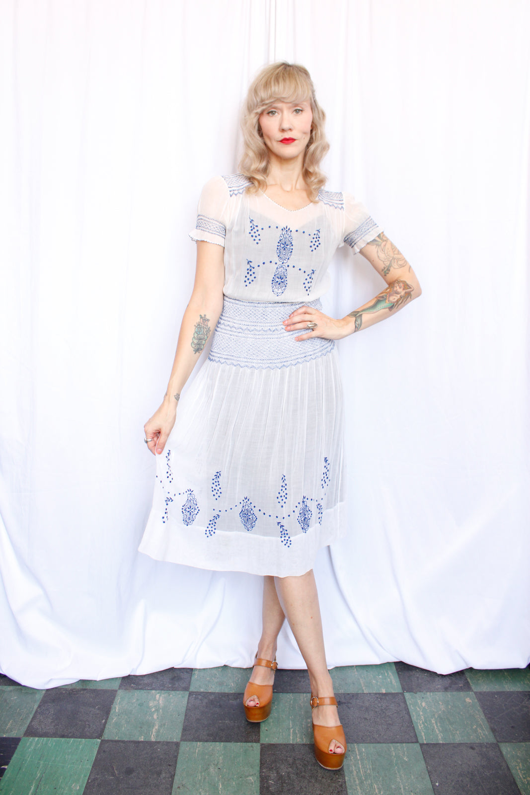 Hungarian clearance embroidered dress