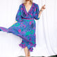 1980s Assorti by Susan Freis Vibrant Print Dress - XXL