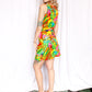 1960s Welcome Stranger! Floral Mini Dress - Small