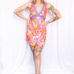1970s OOPs! Psychedelic Print Mini Dress & Pant Set - Medium