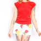 1970s Whistle Stop Terrycloth Tee - Small