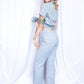 1970s Joyce 2pc Mini Dress & Bell Bottom Pant - Medium