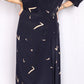 1940s Boomerang Printed Rayon Dress - Large
