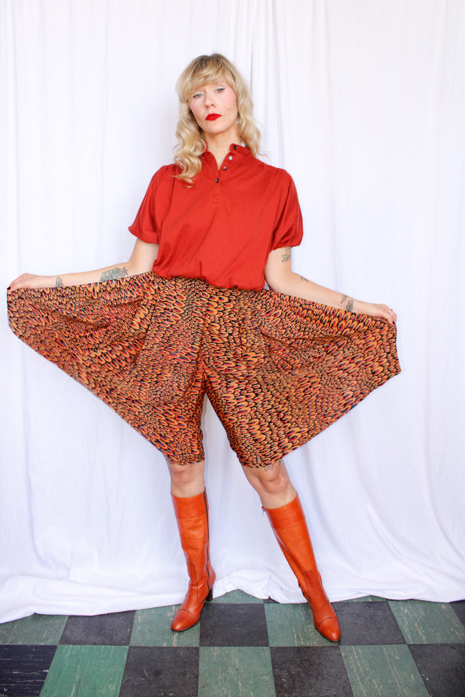 1960s Henri Bendel Silk Culottes - Xsmall