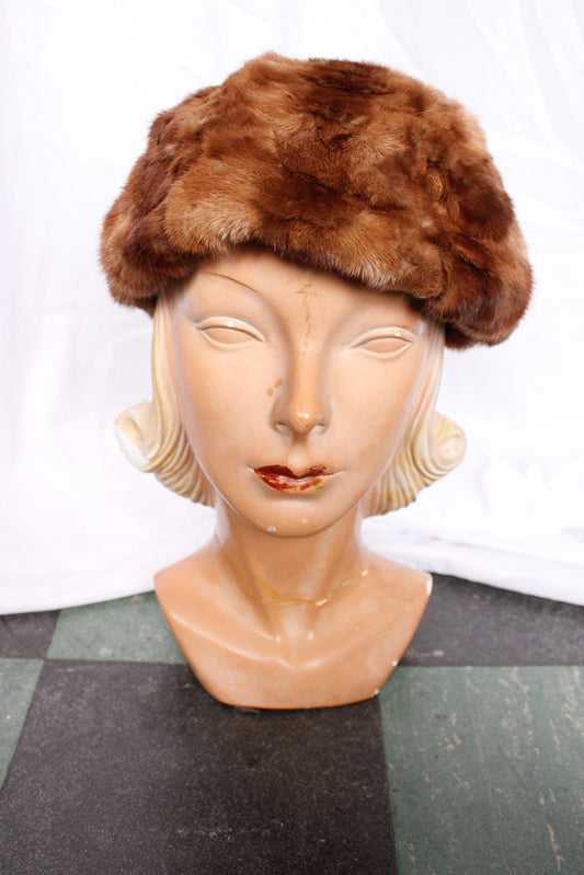 1940s Manhattan Winter Beaver & Wool Hat