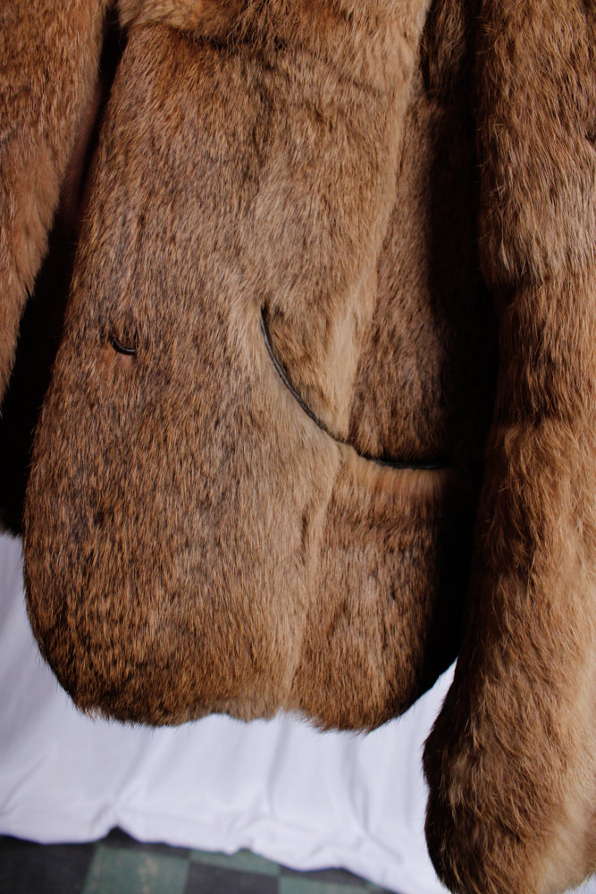 1980s Carson Pirie Scott Fur Coat - Small