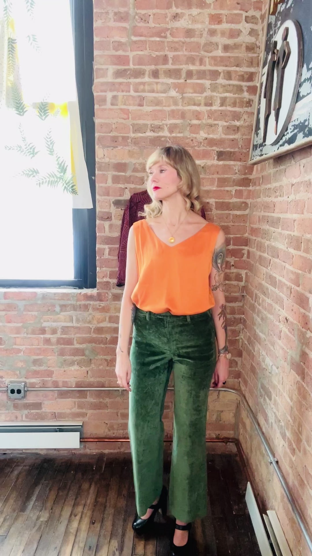 1990s Dana Buchman NWT Reversible Silk Blouse - Large