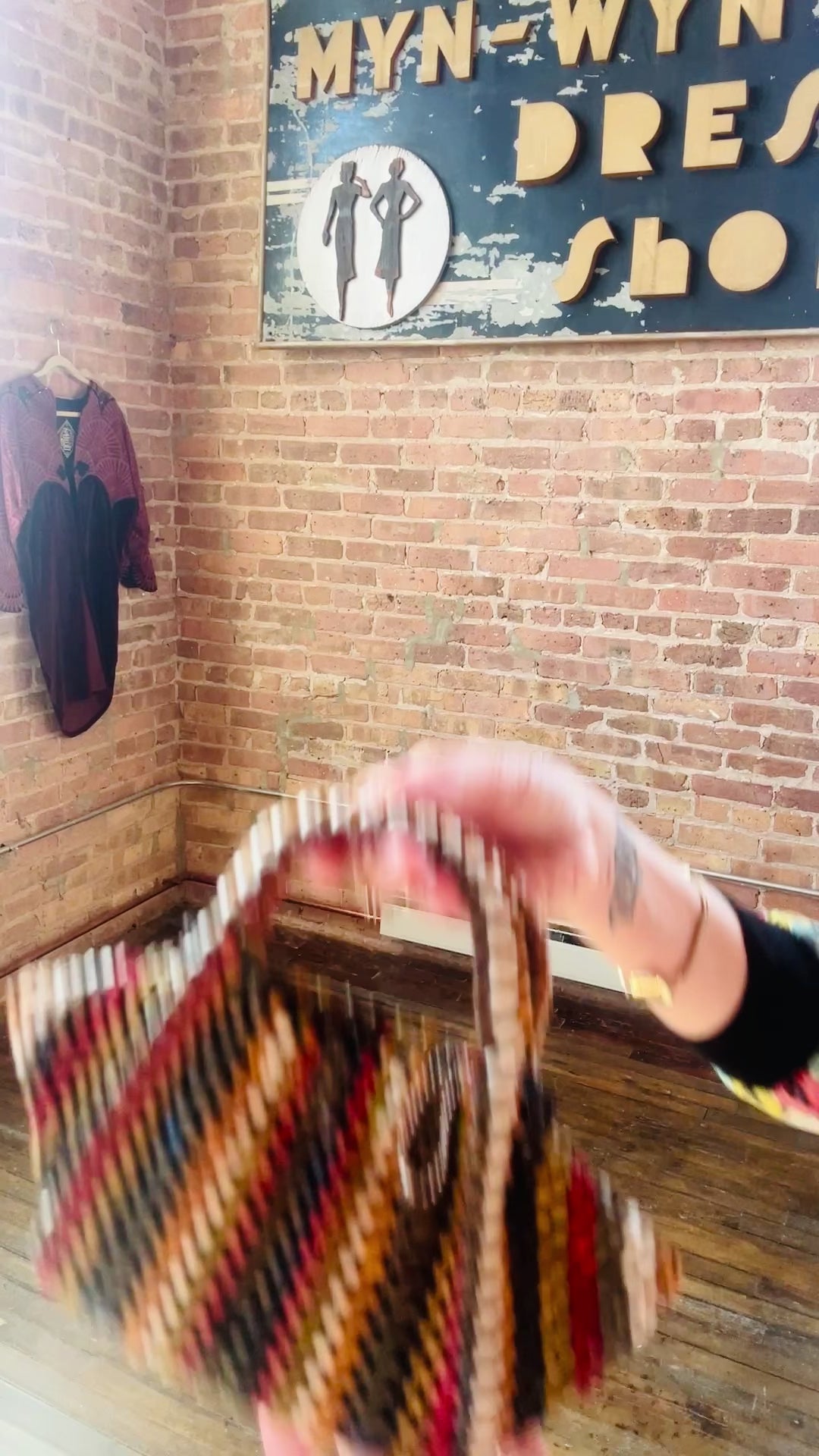 1930s Wood Bead Czech Small Purse 