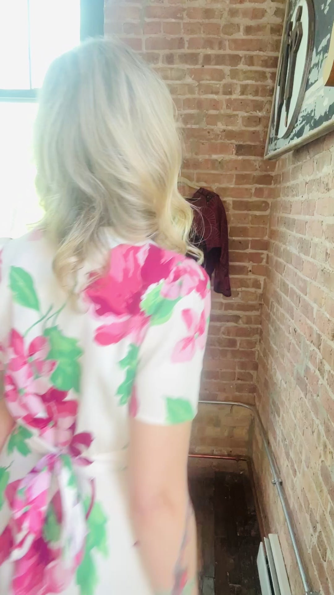 1940s Saybury Poppy Floral Dressing Gown - Medium
