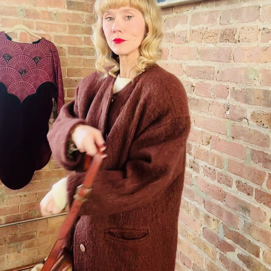 1980s Kiln & Leather Purse 