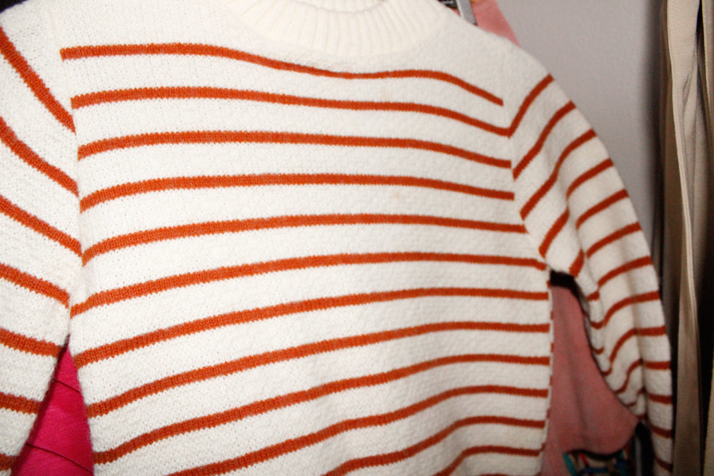 1970s Cropped Striped Sweater - XXS 