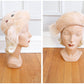1940s Miss Rae Pale Pink Feather Hat