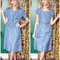 1950s Ann Kauffman Taffeta Dress & Jacket - Medium